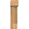 Ekena Millwork Traditional Block Rough Sawn Bracket w/ Offset Brace, Western Red Cedar, 8"W x 28"D x 32"H BKT0806X28X32TRA05RWR - alternate 2